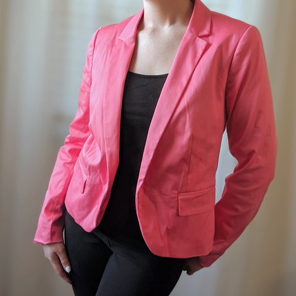 Worthington Jackets & Blazers - Worthington Bubblegum Flamingo Pink Blazer Size 8